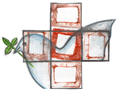Logo Pfarre Meggenhofen: Taube, Kreuz